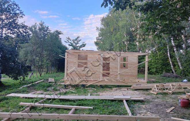 4 Брусовой дом ОД-25, 12x7.5м, 90 М², Калужская область, Жуковский район, деревня Кутепово (7)